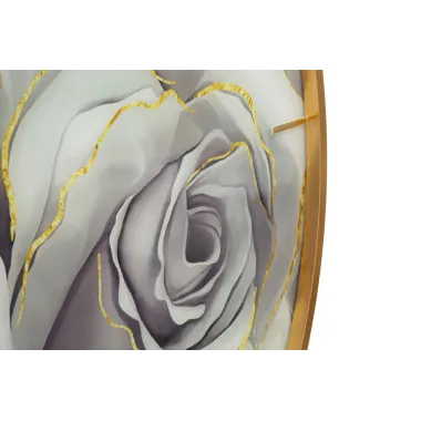 Zegarek GLASS ROSE 80X5 cm